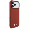 BMW M FW Metal Logo MagSafe dėklas, skirtas iPhone 17 Pro Max, raudonas