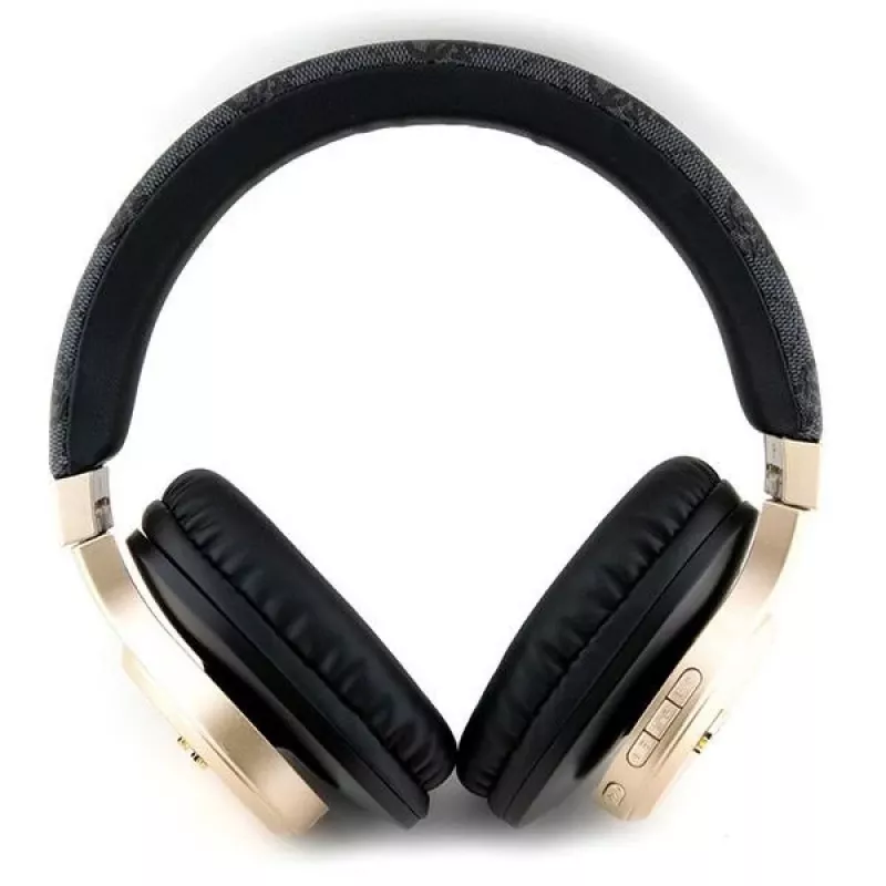GUESS GUBH604GEMK Bluetooth ausinės per ausį, juodos, 4G Script