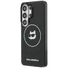 Karl Lagerfeld IML Repeated Choupette MagSafe dėklas, skirtas Samsung Galaxy S26 Ultra, juodas
