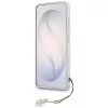 GUESS 4G Classic Logo Charm MagSafe dėklas Samsung Galaxy S26 - rožinis