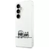 Karl Lagerfeld IML Peekaboo Karl & Choupette MagSafe dėklas Samsung Galaxy S26, permatomas