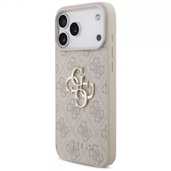 GUESS 4G Big Logo dėklas, skirtas Apple iPhone 17 Pro Max / 18 Pro Max - rožinis