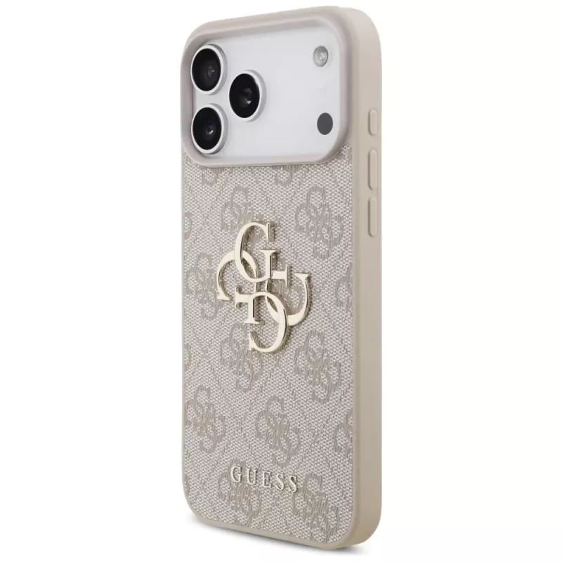 GUESS 4G Big Logo dėklas, skirtas Apple iPhone 17 Pro Max / 18 Pro Max - rožinis