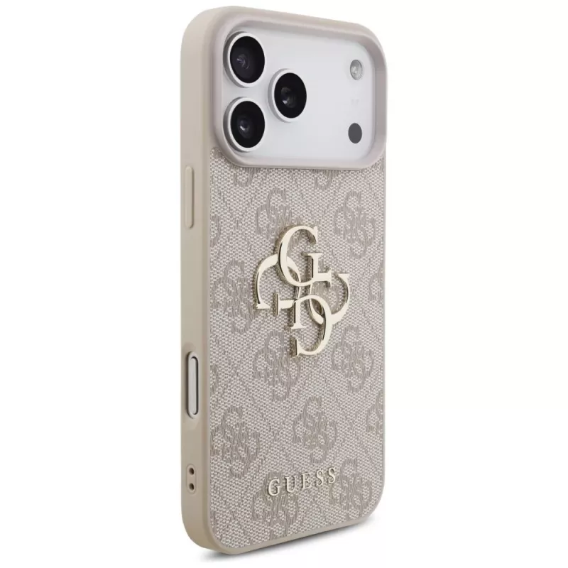 GUESS 4G Big Logo dėklas, skirtas Apple iPhone 17 Pro Max / 18 Pro Max - rožinis