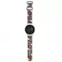 Hello Kitty Universalus silikoninis laikrodžio dirželis Graffiti Pink 22mm