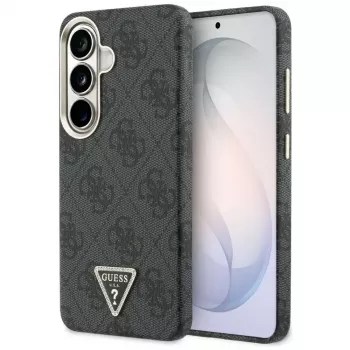 Guess 4G Triangle Logo MagSafe dėklas Samsung Galaxy S26 - juodas