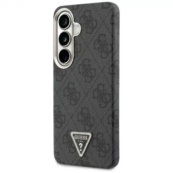 Guess 4G Triangle Logo MagSafe dėklas Samsung Galaxy S26 - juodas