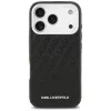 Karl Lagerfeld FW Stamped Karl MagSafe dėklas, skirtas Apple iPhone 17 Pro, juodas