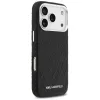 Karl Lagerfeld FW Stamped Karl MagSafe dėklas, skirtas Apple iPhone 17 Pro, juodas