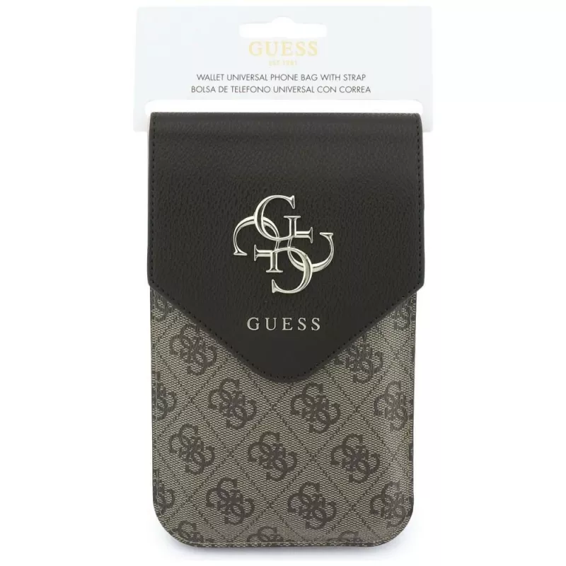 GUESS Graines 4G & Classic Logos telefono krepšys, ruda
