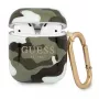 GUESS Camo Collection AirPods 1/2 dėklas žalias/ chaki