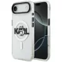 Karl Lagerfeld IML Choupette Sketch Logo MagSafe dėklas iPhone Air, permatomas