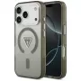 GUESS IML Gradient Triangle Logo MagSafe dėklas, skirtas iPhone 17 Pro - chaki