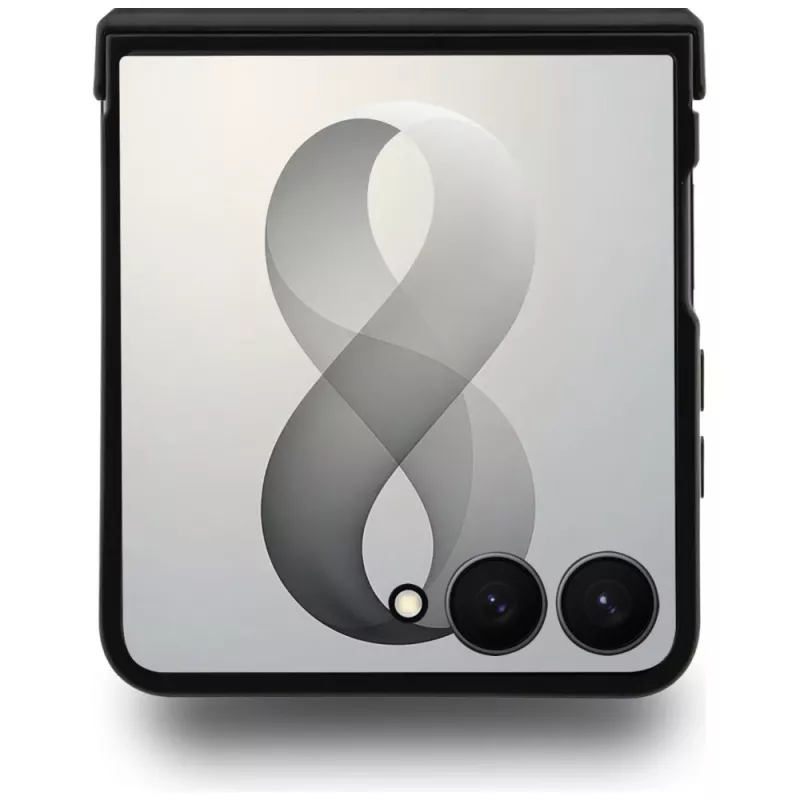 GUESS 4G Classic MagSafe dėklas Samsung Galaxy Z Flip5 – rudas
