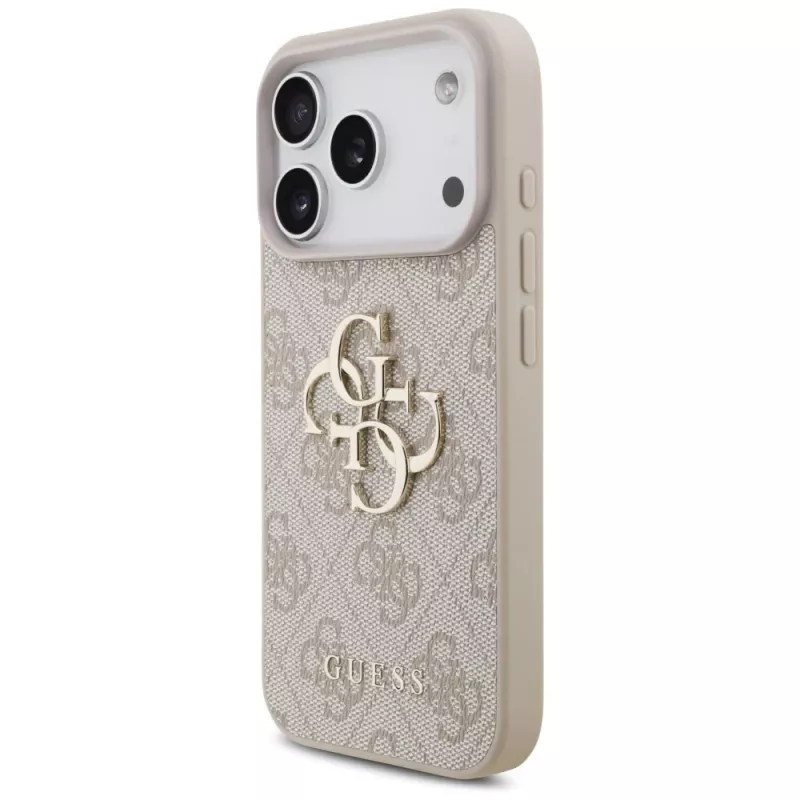 GUESS 4G Big Logo dėklas, skirtas Apple iPhone 17 Pro / 18 Pro - rožinis
