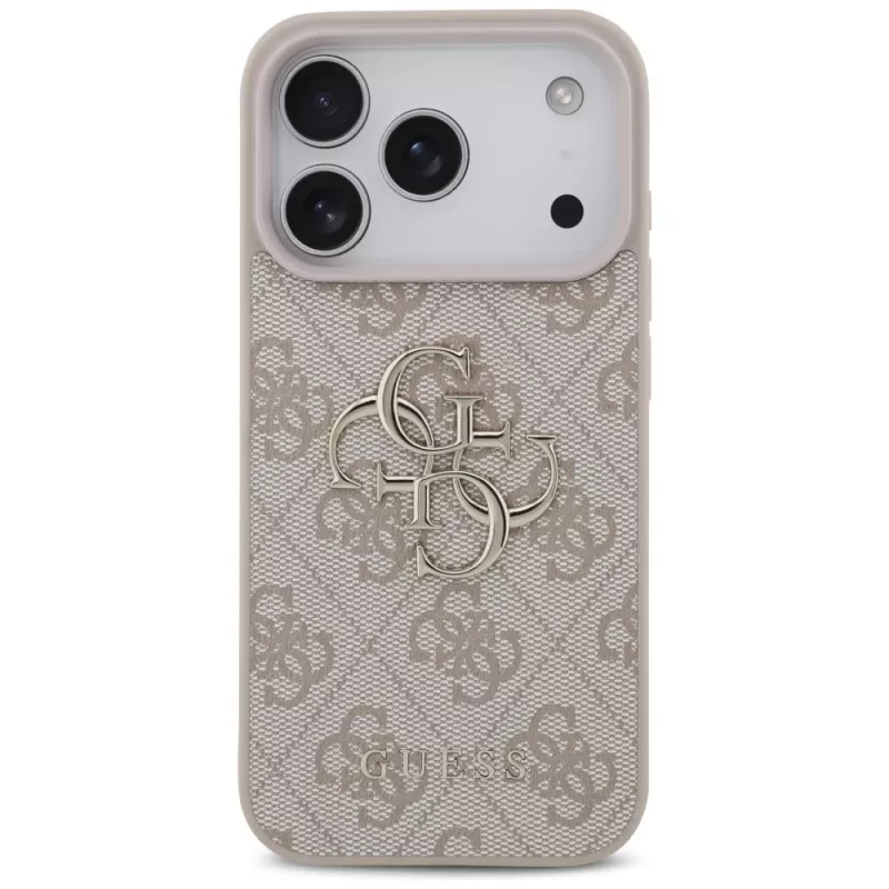 GUESS 4G Big Logo dėklas, skirtas Apple iPhone 17 Pro / 18 Pro - rožinis