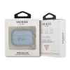 Guess GUAPLSCHSB AirPods Pro dangtelis mėlynas silikoninis su širdele Charm Heart kolekcija