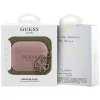 GUESS Silicone 4G Charm Case, skirtas Apple AirPods Pro (1 ir 2 kartos) - rožinė