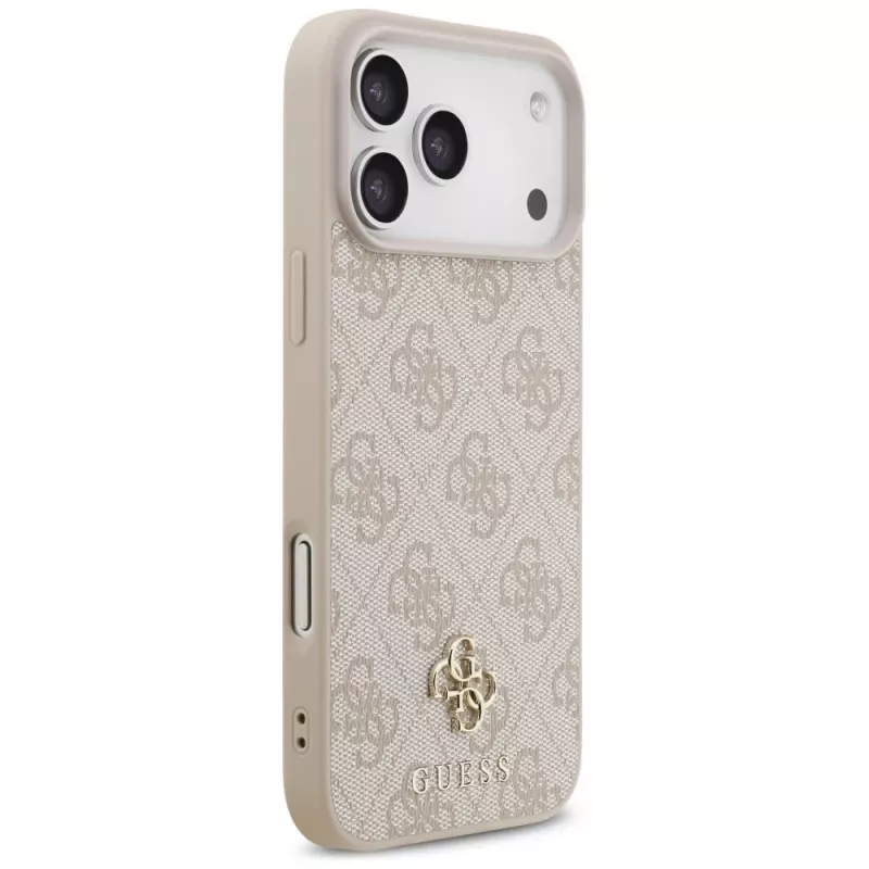 GUESS 4G Small Classic Logo MagSafe dėklas, skirtas iPhone 18 Pro Max / 17 Pro Max - rožinis