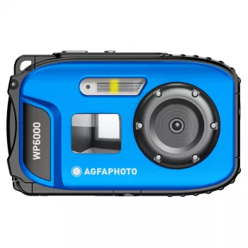 AgfaPhoto Realishot WP6000 mėlynas vandeniui atsparus skaitmeninis fotoaparatas