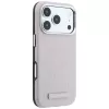 Karl Lagerfeld Grained Mono Resin Logo MagSafe dėklas, skirtas iPhone 18 Pro Max / 17 Pro Max - rožinis