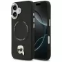 Karl Lagerfeld Karl Pin MagSafe dėklas, skirtas iPhone 17 - juodas