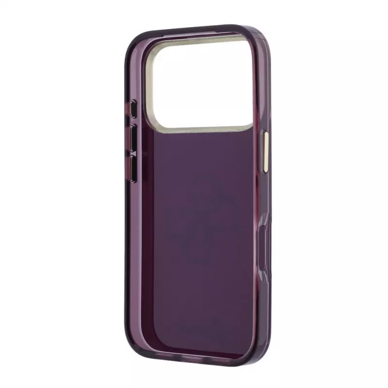 GUESS 4G Script Metal iPhone 18 Pro / 17 Pro dėklas - Burgundy