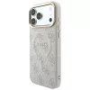 GUESS Embossed 4G Classic MagSafe dėklas, skirtas iPhone 17 Pro / 18 Pro - rožinis
