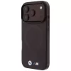BMW M IML Frosted Metal Logo & Trims MagSafe dėklas, skirtas iPhone 18 Pro Max / 17 Pro Max – bordo spalvos