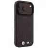 BMW M IML Frosted Metal Logo & Trims MagSafe dėklas, skirtas iPhone 18 Pro Max / 17 Pro Max – bordo spalvos