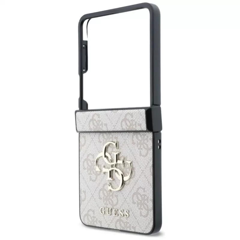 GUESS 4G Big Logo kietas dėklas, skirtas Samsung Galaxy Z Flip5 – rožinis