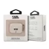 Karl Lagerfeld KLA3UKHGD AirPods 3 dėklas su blizgučiais, auksinis, Karl's Head
