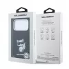 Karl Lagerfeld IML Choupette Body Sketch Print MagSafe dėklas, skirtas iPhone 18 Pro / 17 Pro - juodas