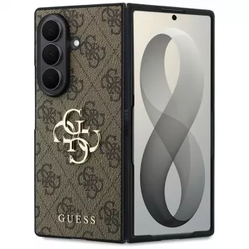 Guess Big 4G Logo dėklas Samsung Galaxy Z Fold 8 Ultra - rudas