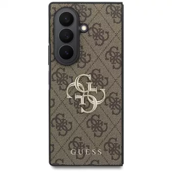 Guess Big 4G Logo dėklas Samsung Galaxy Z Fold 8 Ultra - rudas