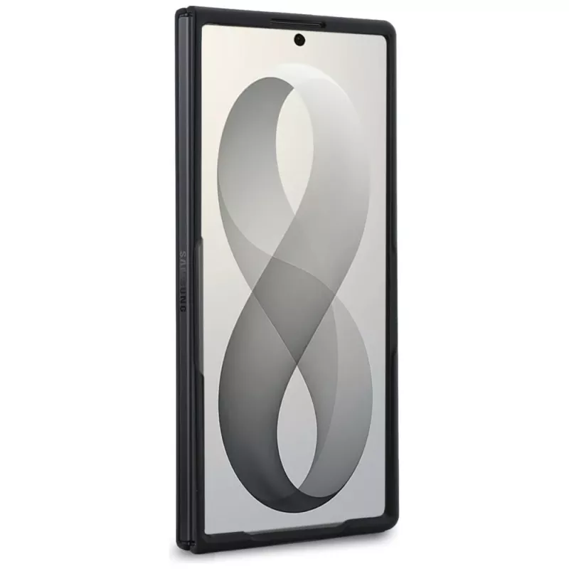 Guess Big 4G Logo dėklas Samsung Galaxy Z Fold 8 Ultra - rudas
