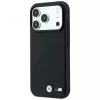 BMW M Tire Track Metal Logo MagSafe dėklas, skirtas iPhone 18 Pro Max / 17 Pro Max – juodas