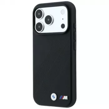 BMW M Tire Track Metal Logo MagSafe dėklas, skirtas iPhone 18 Pro / 17 Pro - juodas