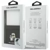 Karl Lagerfeld Karl & Choupette Saffiano Pins dėklas Samsung Galaxy Z Flip8 - juodas