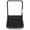 Karl Lagerfeld Karl & Choupette Saffiano Pins dėklas Samsung Galaxy Z Flip8 - juodas
