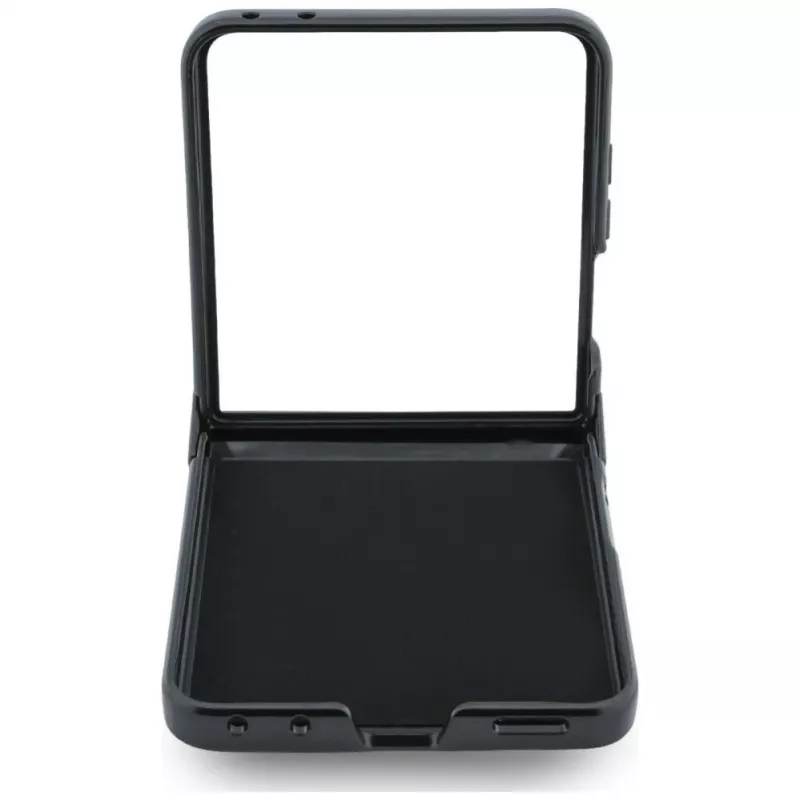 Karl Lagerfeld Karl & Choupette Saffiano Pins dėklas Samsung Galaxy Z Flip8 - juodas