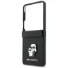 Karl Lagerfeld Karl & Choupette Saffiano Pins dėklas Samsung Galaxy Z Flip8 - juodas