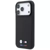 BMW M Quadrille Kevlar Tricolor ir Metal Logo MagSafe dėklas, skirtas iPhone 18 Pro / 17 Pro - juodas