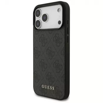 GUESS 4G Classic apsauginis dėklas, skirtas iPhone 18 Pro Max / 17 Pro Max - juodas