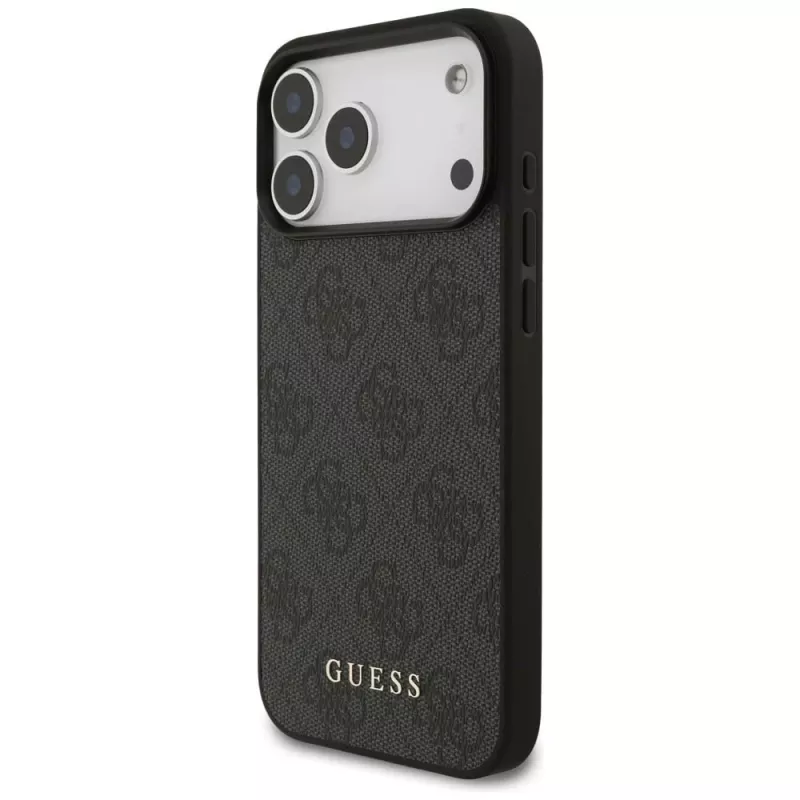 GUESS 4G Classic apsauginis dėklas, skirtas iPhone 18 Pro Max / 17 Pro Max - juodas