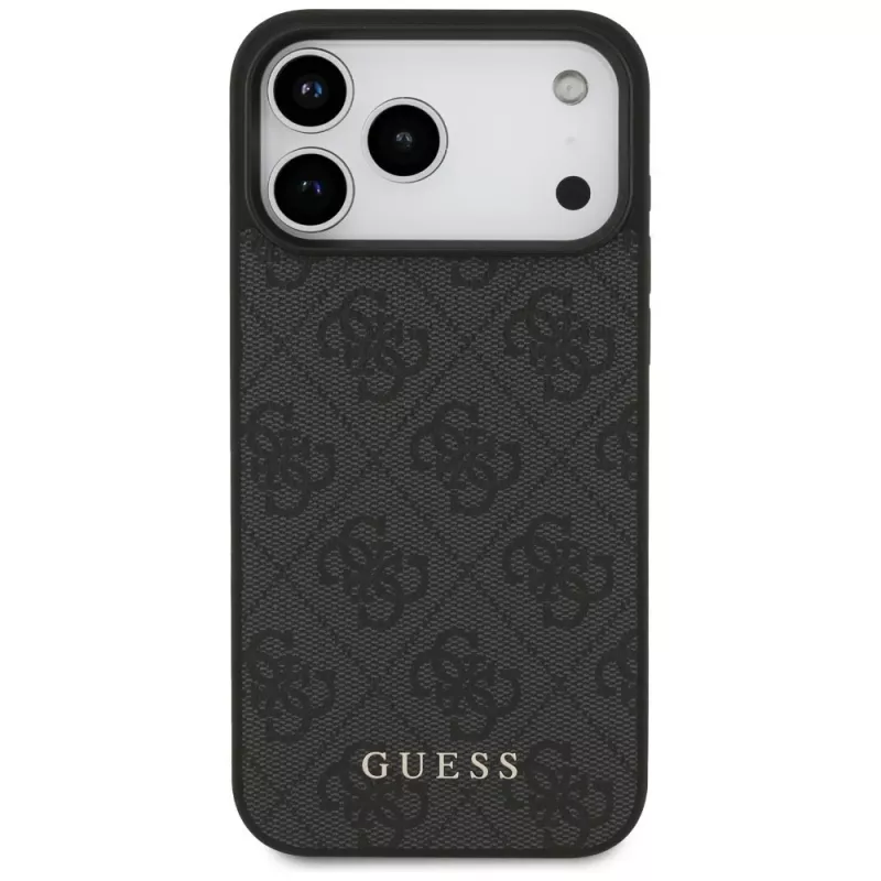 GUESS 4G Classic apsauginis dėklas, skirtas iPhone 18 Pro Max / 17 Pro Max - juodas