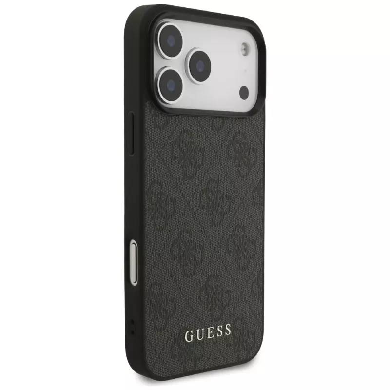 GUESS 4G Classic apsauginis dėklas, skirtas iPhone 18 Pro Max / 17 Pro Max - juodas