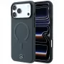 Mercedes Leather 3D MagSafe dėklas, skirtas iPhone 18 Pro Max / 17 Pro Max - antracitas