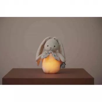 Kaloo Lapinoo Cream Rabbit pliušinis naktinis šviestuvas