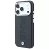 BMW Signature Centered Deboss MagSafe dėklas, skirtas iPhone 18 Pro / 17 Pro - pilkas